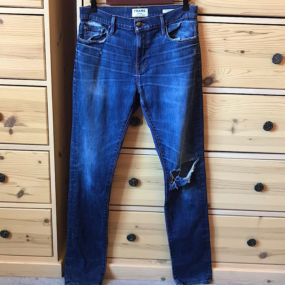 Frame L'Homme Slim Jeans in Coltswold Size 32